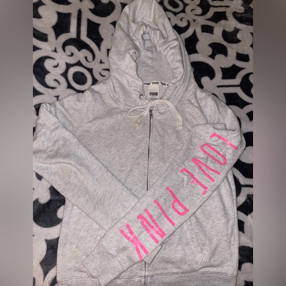 PINK💕 SEQUIN HOODIE
